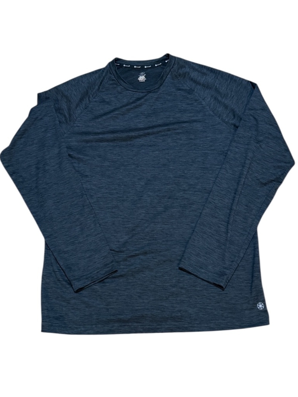 Gaiam Athletic Long Sleeve Shirt XL Gray Workout Yoga Activewear